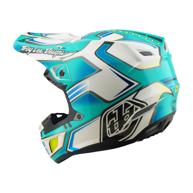 Troy Lee Designs SE5 Crest Crosshelm Teal