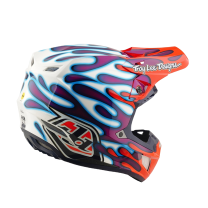 Troy Lee Designs SE5 Overspray Crosshelm Wit