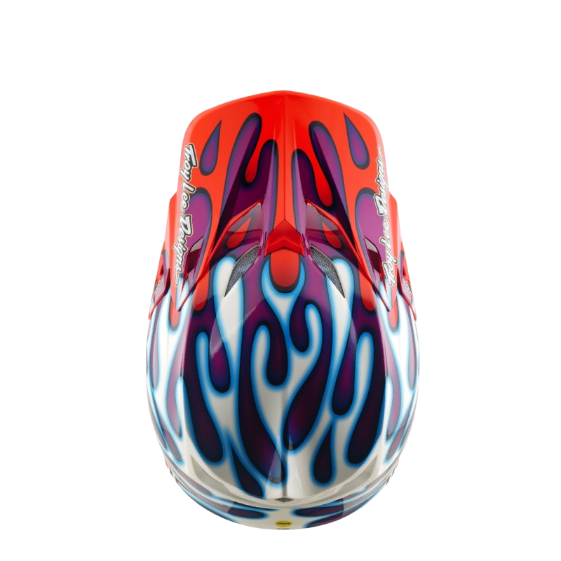 Troy Lee Designs SE5 Overspray Crosshelm Wit