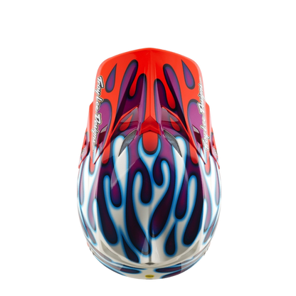 Troy Lee Designs SE5 Overspray Crosshelm Wit
