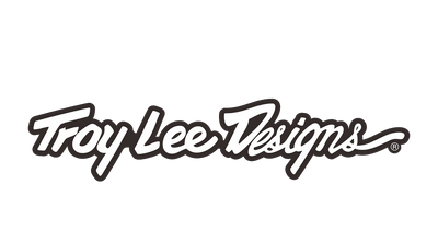 Het logo van TLD is net zo artistiek als de ontwerpen op hun motorcross producten. De mooie sierletters benadrukken hun gevoel voor stijl.