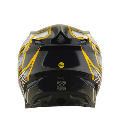 Troy Lee Designs SE5 Wings Crosshelm Zwart
