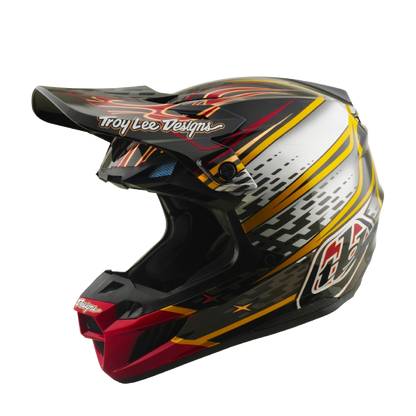 Troy Lee Designs SE5 Wings Crosshelm Zwart