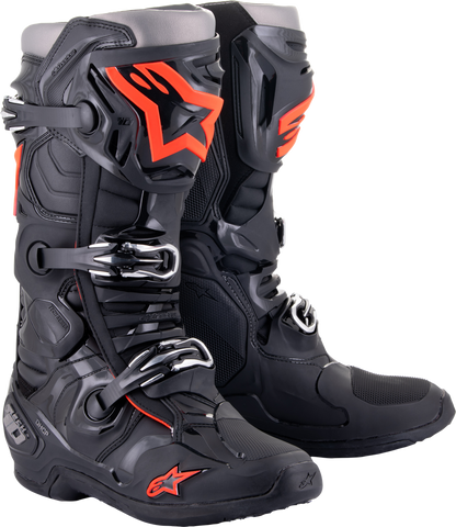 Alpinestars Tech 10 Crosslaars Zwart Fluor Rood