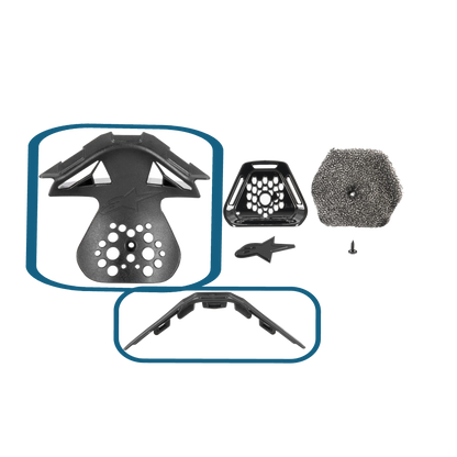 Alpinestars S-M10 Kinbak Ventilatie Binnenkant