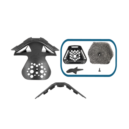 Alpinestars S-M10 Kinbak Ventilatie Buitenkant